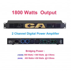 Popular CA Series Power AMP 1800W Digital Amplifier Dual Channel With Bridging Function Stage Concert Karaoke PA Audio Equipment